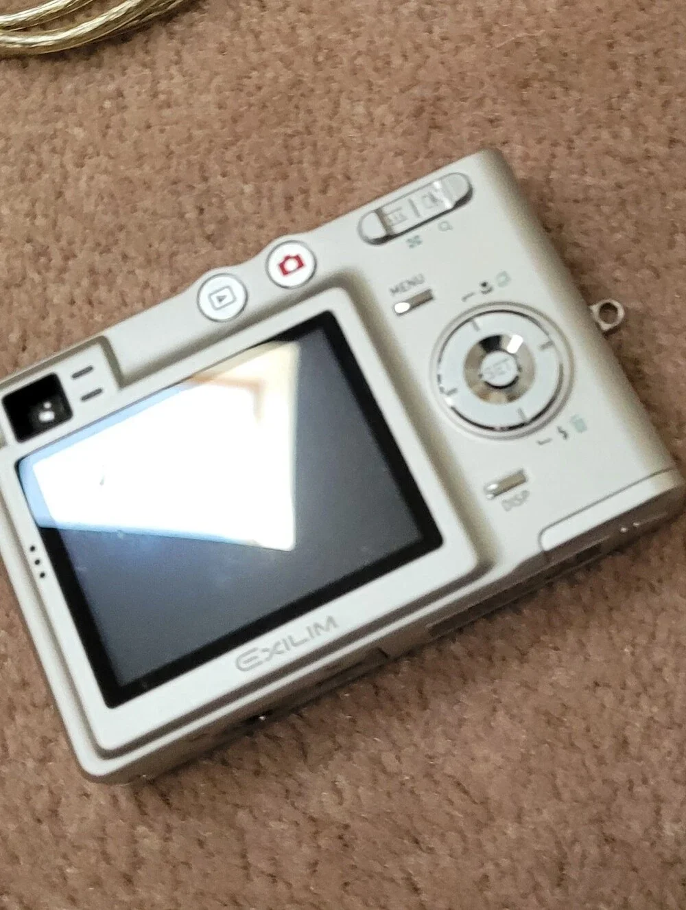 Casio Exilim Silver Compact Digital Camera